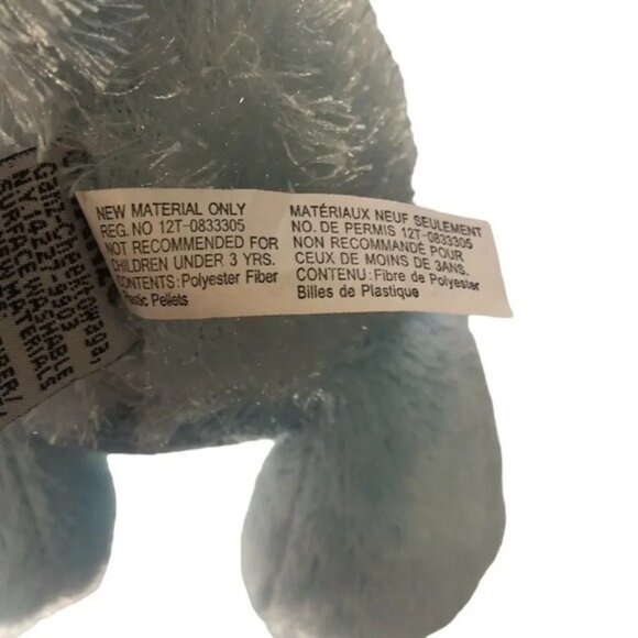 Ganz Lil'Kinz Hippo Plush Stuffed Animal Toy Blue - Picture 8 of 13